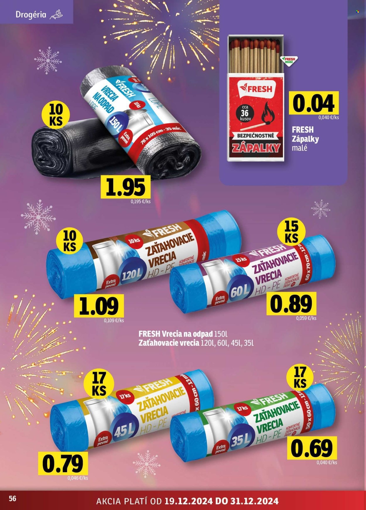 Leták FRESH - 19.12.2024 - 31.12.2024. Strana 56