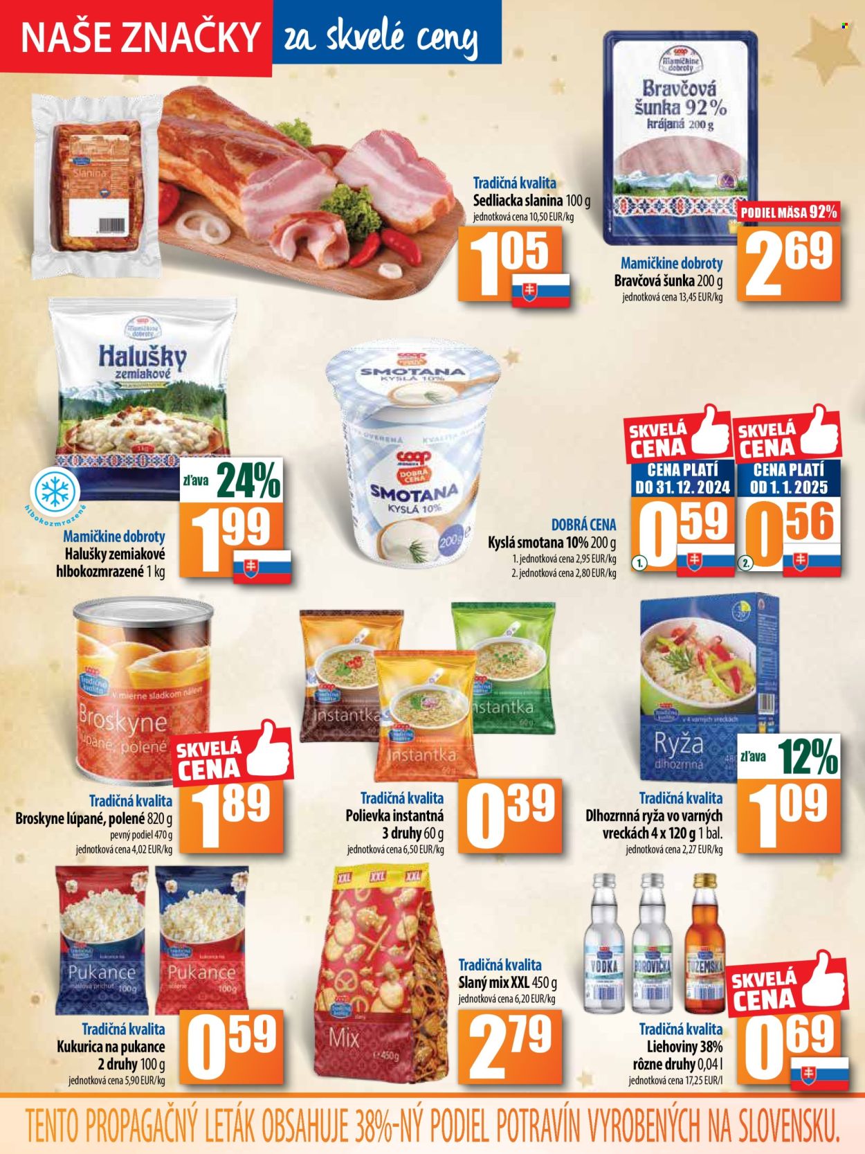 Leták COOP Jednota - 19.12.2024 - 8.1.2025. Strana 16