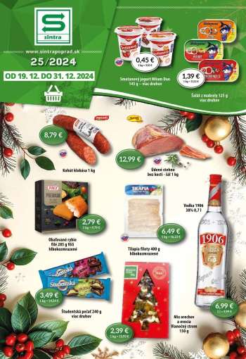 Leták Sintra - 19.12.2024 - 31.12.2024.