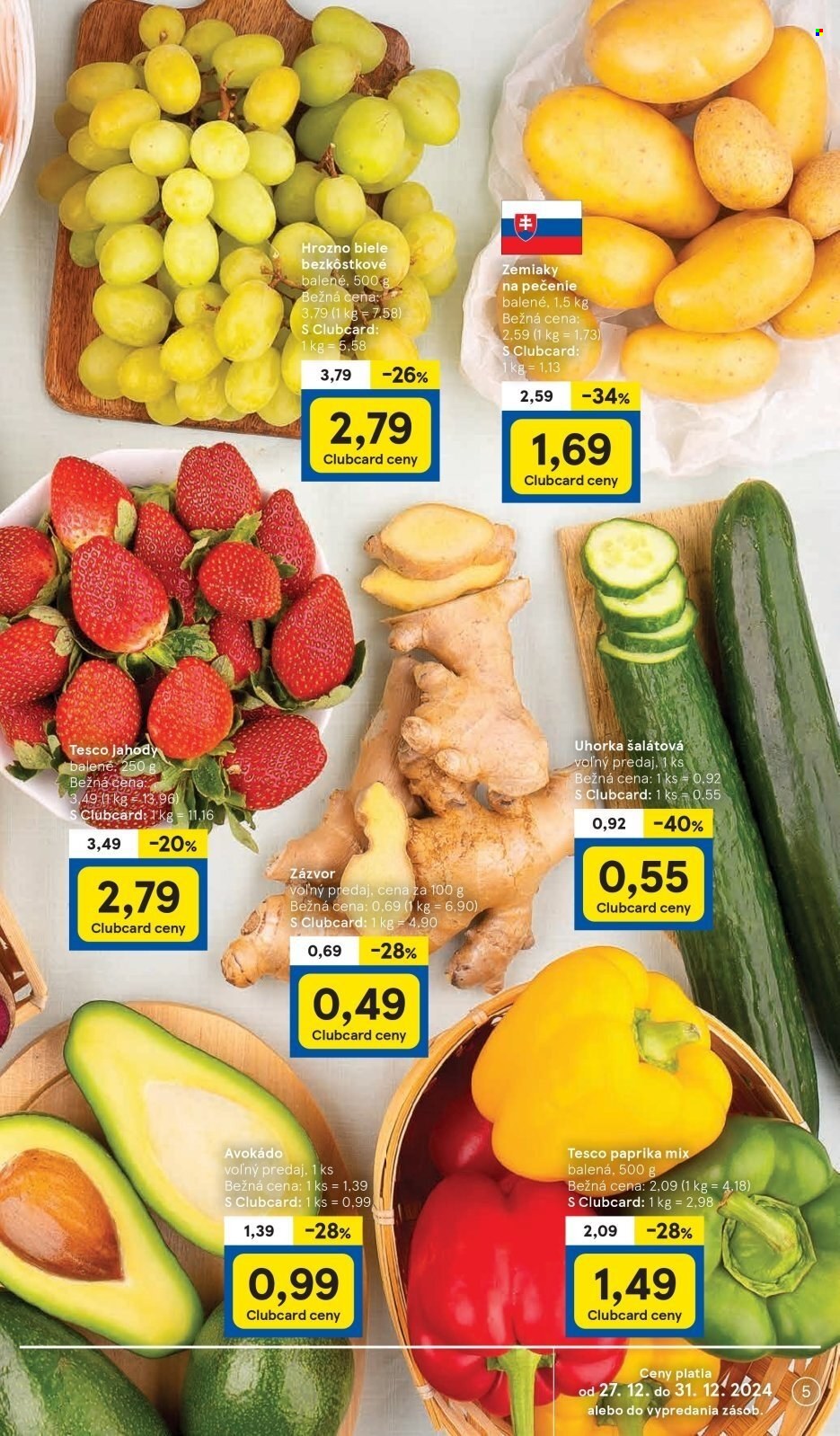 Leták TESCO - 27.12.2024 - 31.12.2024. Strana 5