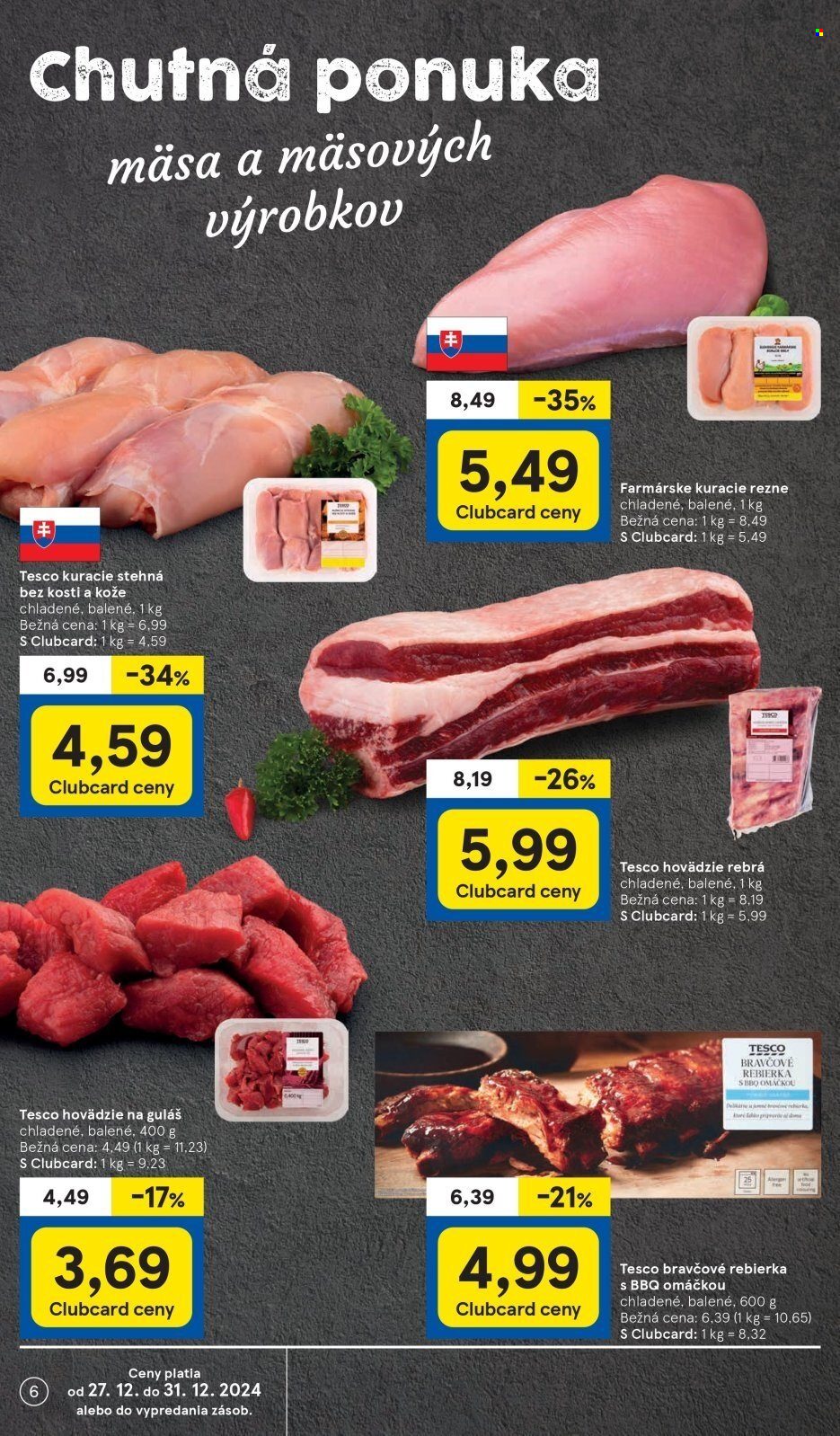 Leták TESCO - 27.12.2024 - 31.12.2024. Strana 6