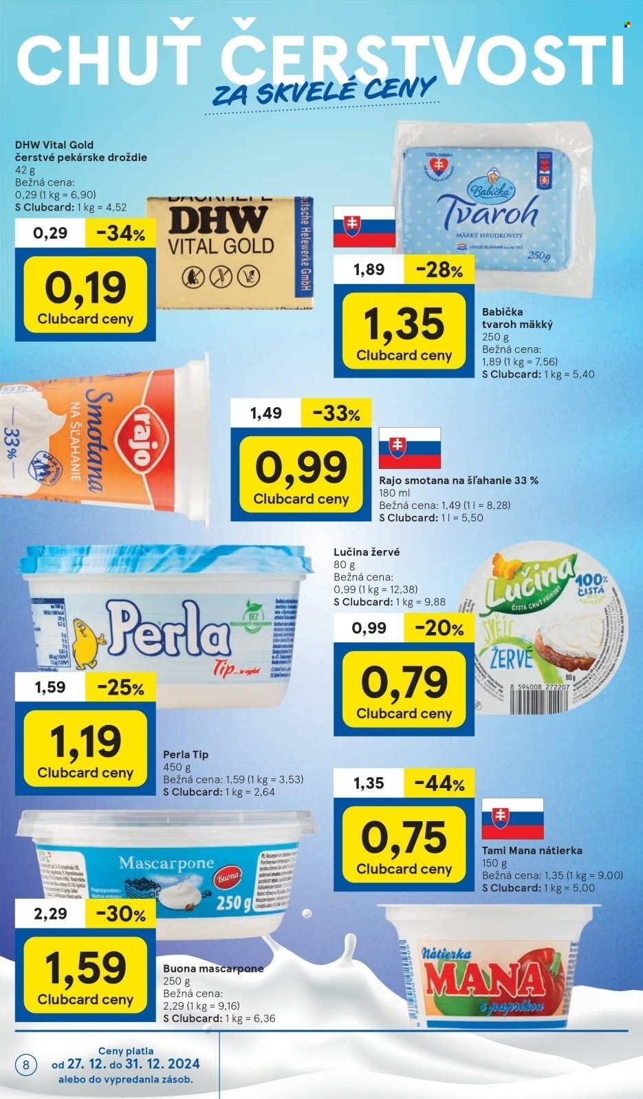 Leták TESCO - 27.12.2024 - 31.12.2024. Strana 8