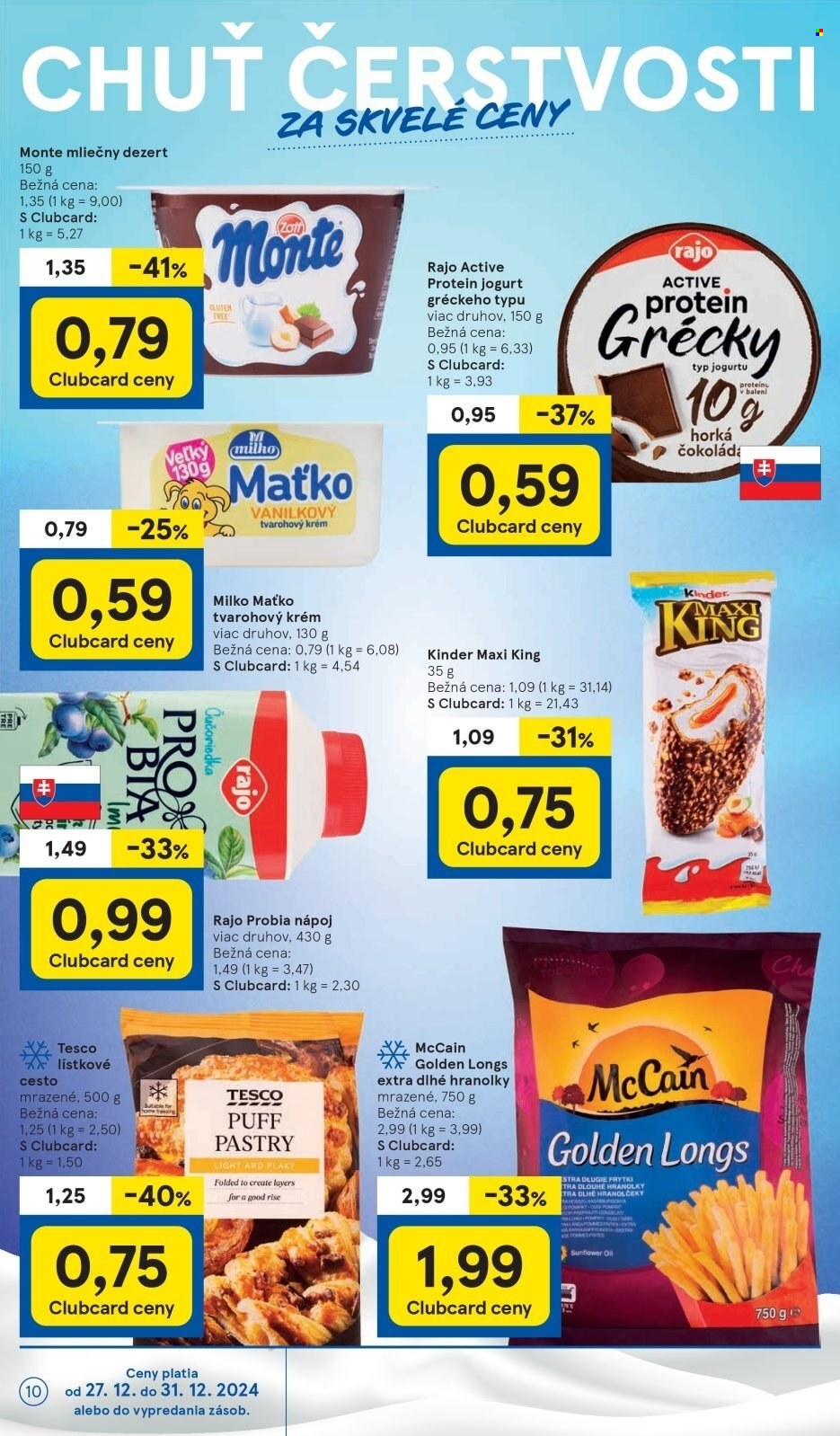 Leták TESCO - 27.12.2024 - 31.12.2024. Strana 10