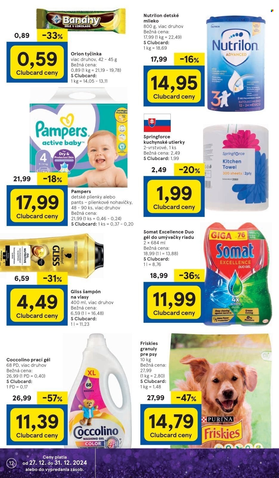Leták TESCO - 27.12.2024 - 31.12.2024. Strana 12