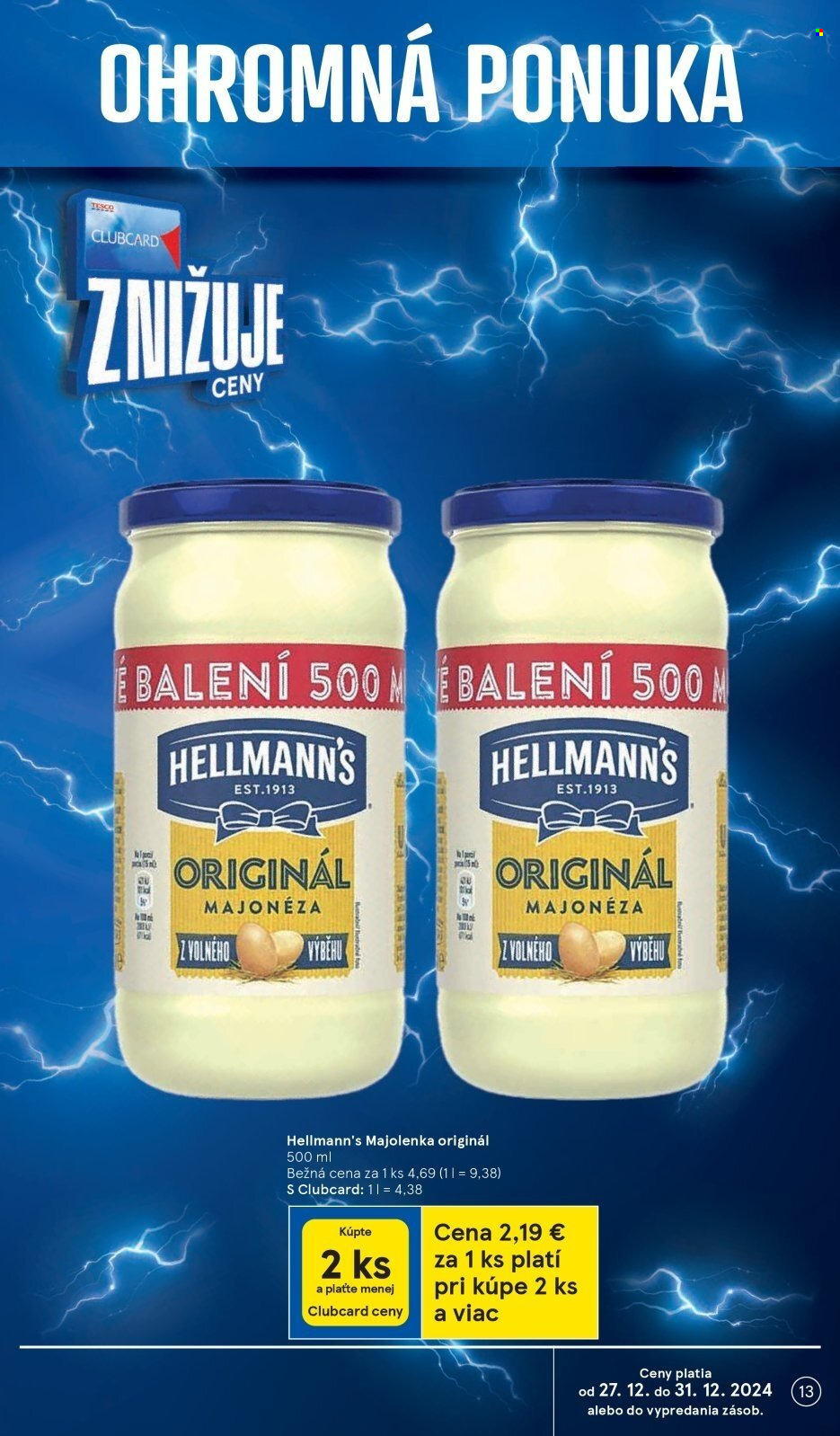 Leták TESCO - 27.12.2024 - 31.12.2024. Strana 13