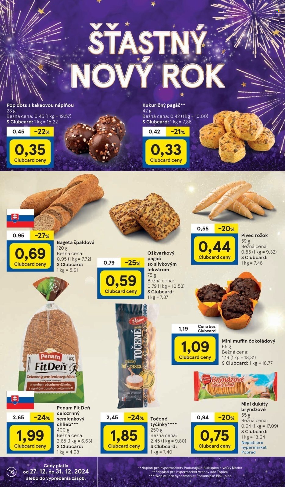 Leták TESCO - 27.12.2024 - 31.12.2024. Strana 16