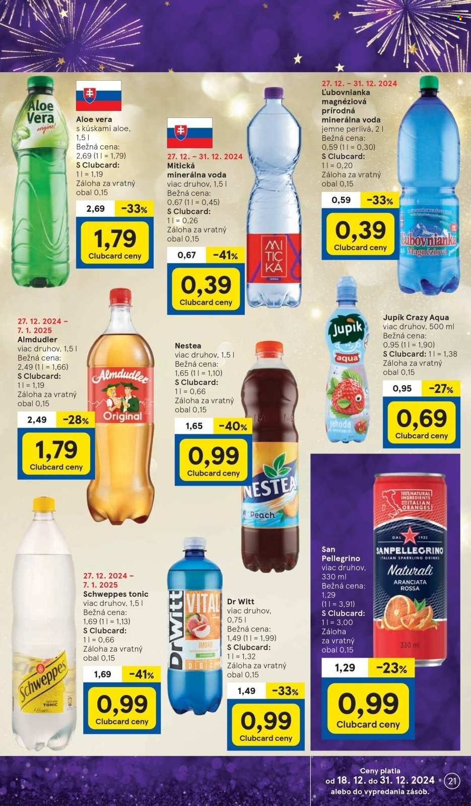 Leták TESCO - 27.12.2024 - 31.12.2024. Strana 21