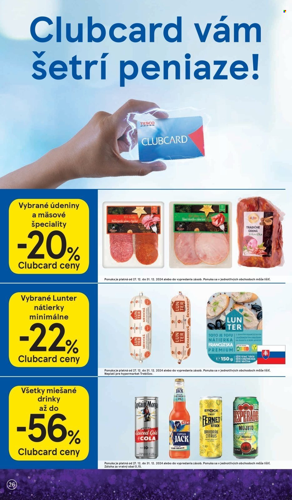 Leták TESCO - 27.12.2024 - 31.12.2024. Strana 26