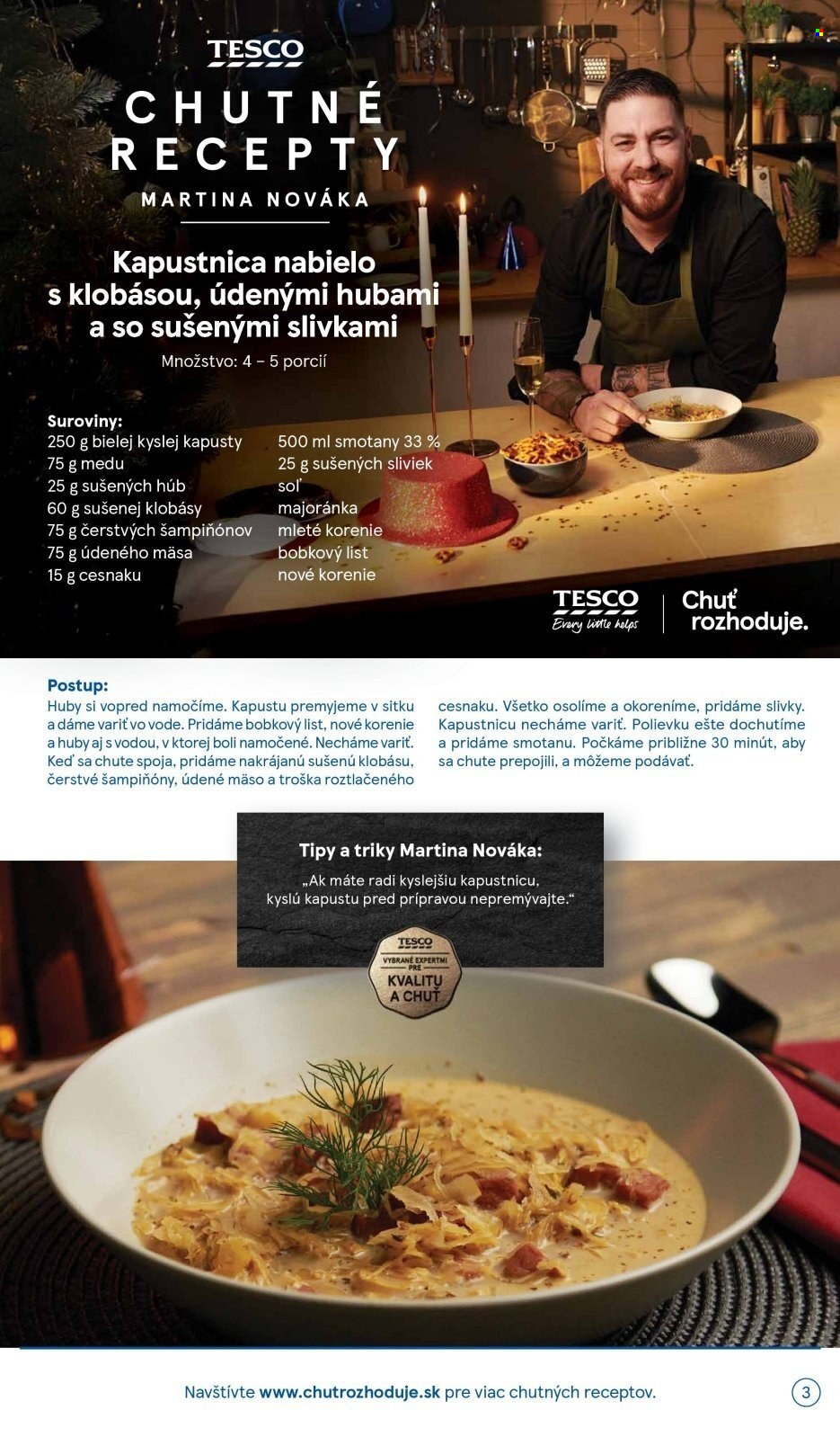Leták TESCO supermarket - 27.12.2024 - 31.12.2024. Strana 3