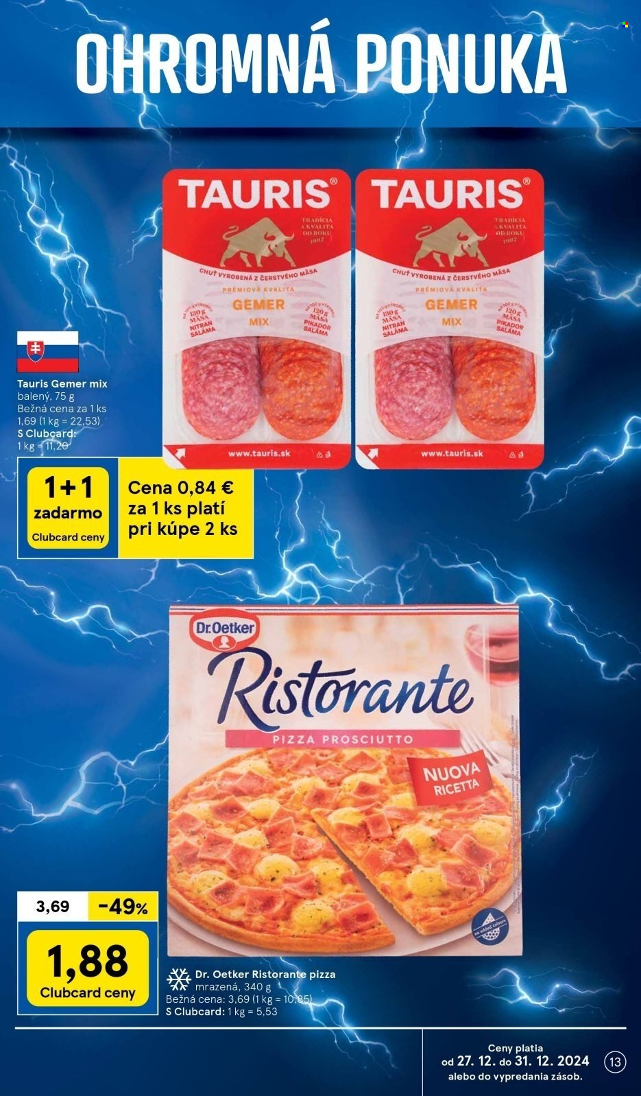 Leták TESCO supermarket - 27.12.2024 - 31.12.2024. Strana 13