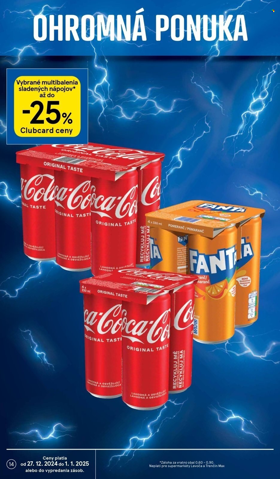 Leták TESCO supermarket - 27.12.2024 - 31.12.2024. Strana 14