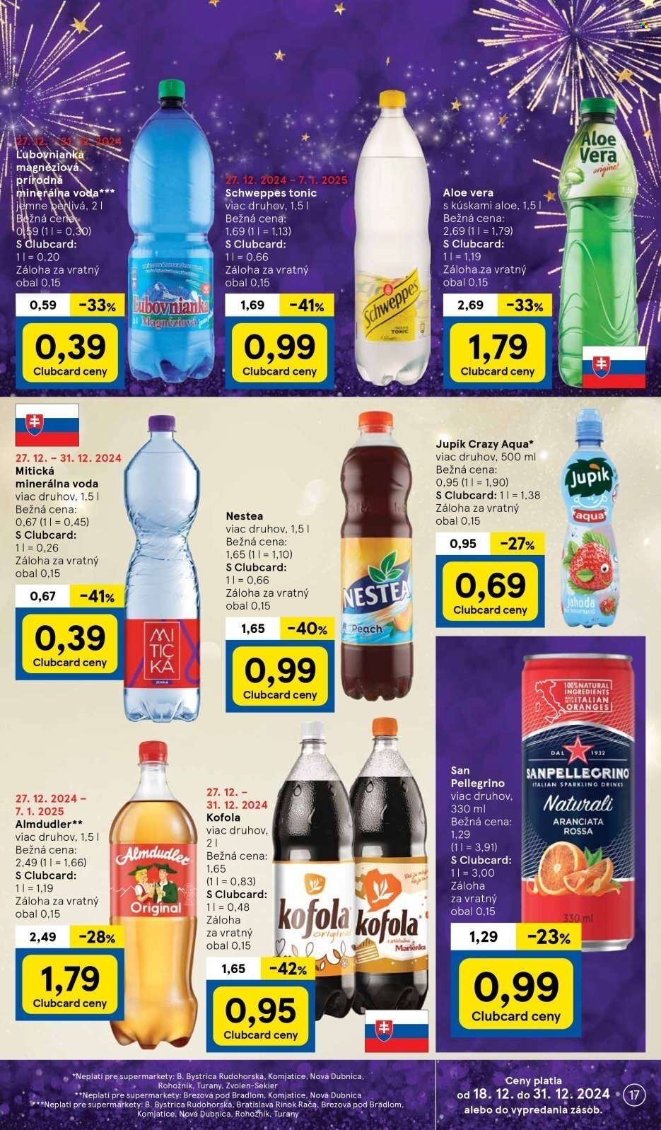 Leták TESCO supermarket - 27.12.2024 - 31.12.2024. Strana 17