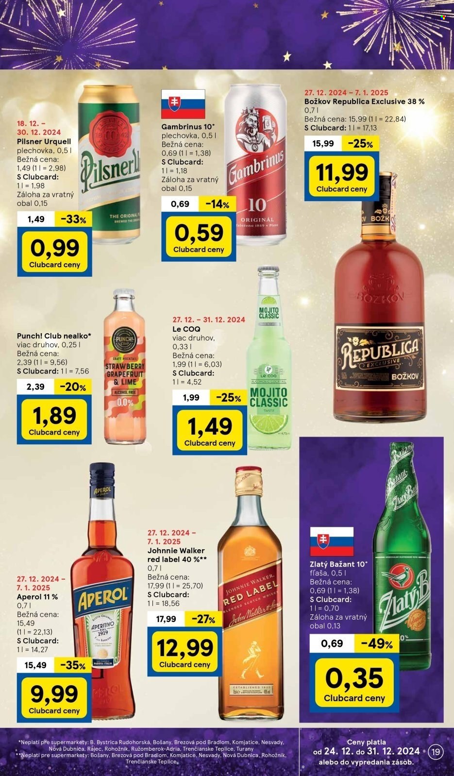 Leták TESCO supermarket - 27.12.2024 - 31.12.2024. Strana 19