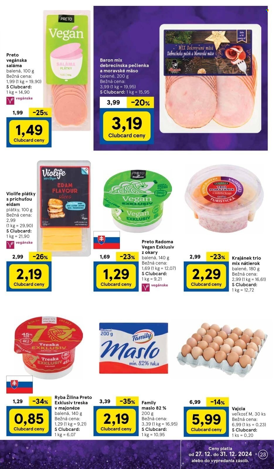 Leták TESCO supermarket - 27.12.2024 - 31.12.2024. Strana 23