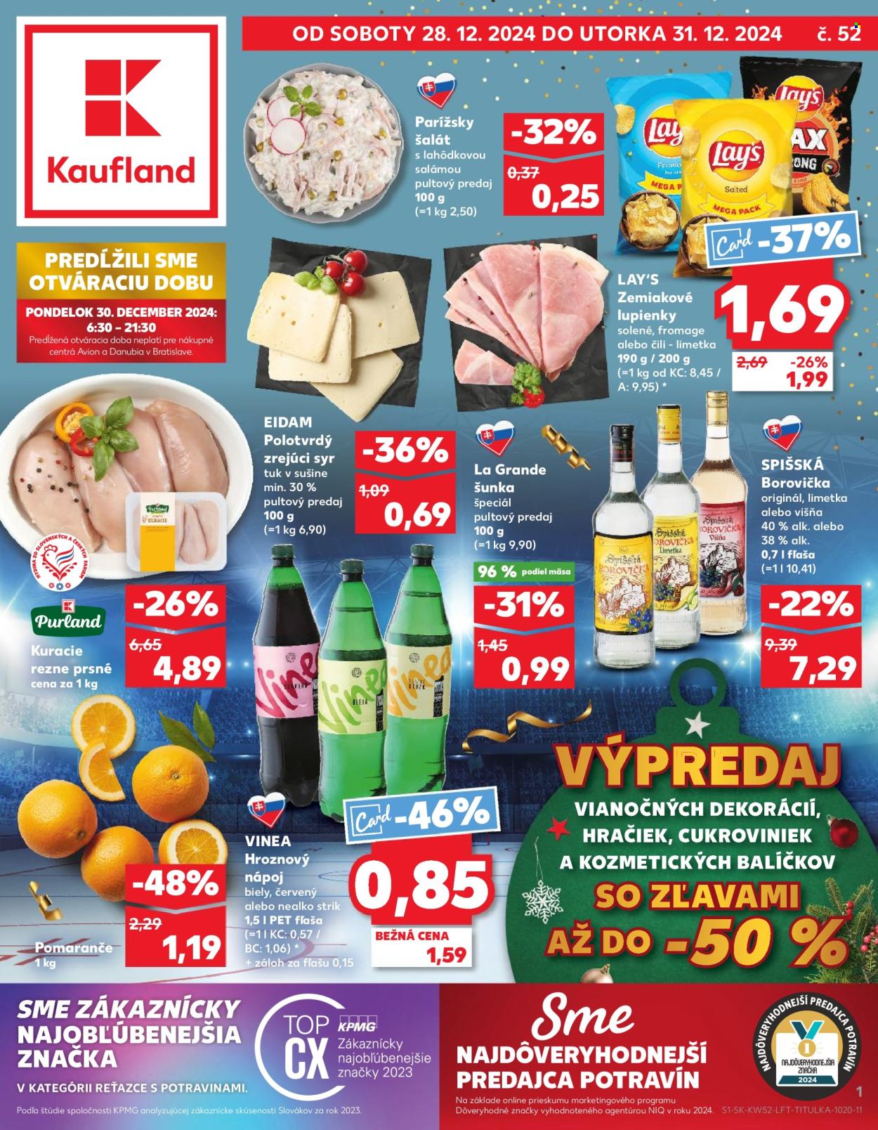 Leták Kaufland - 28.12.2024 - 31.12.2024. Strana 1