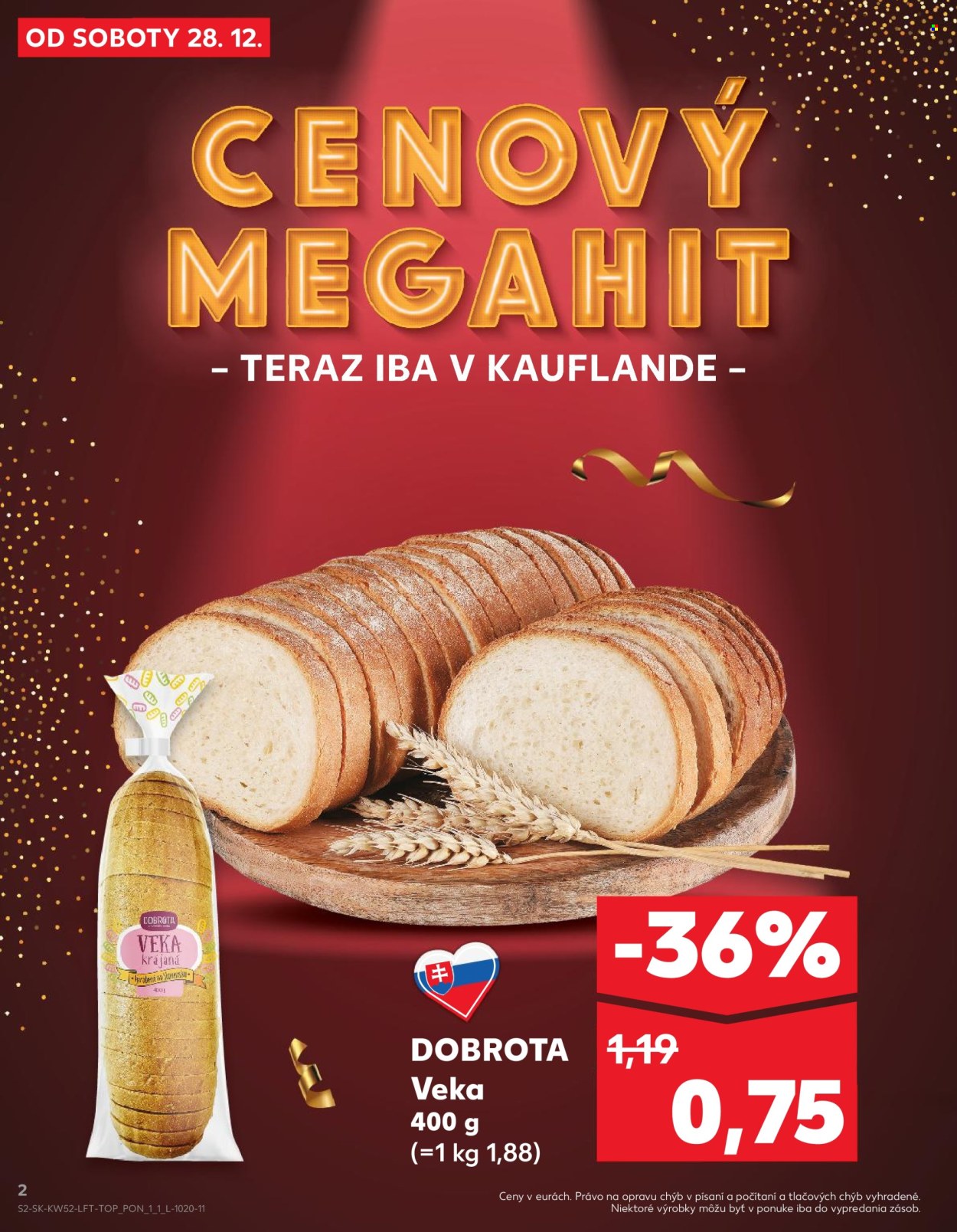 Leták Kaufland - 28.12.2024 - 31.12.2024. Strana 2