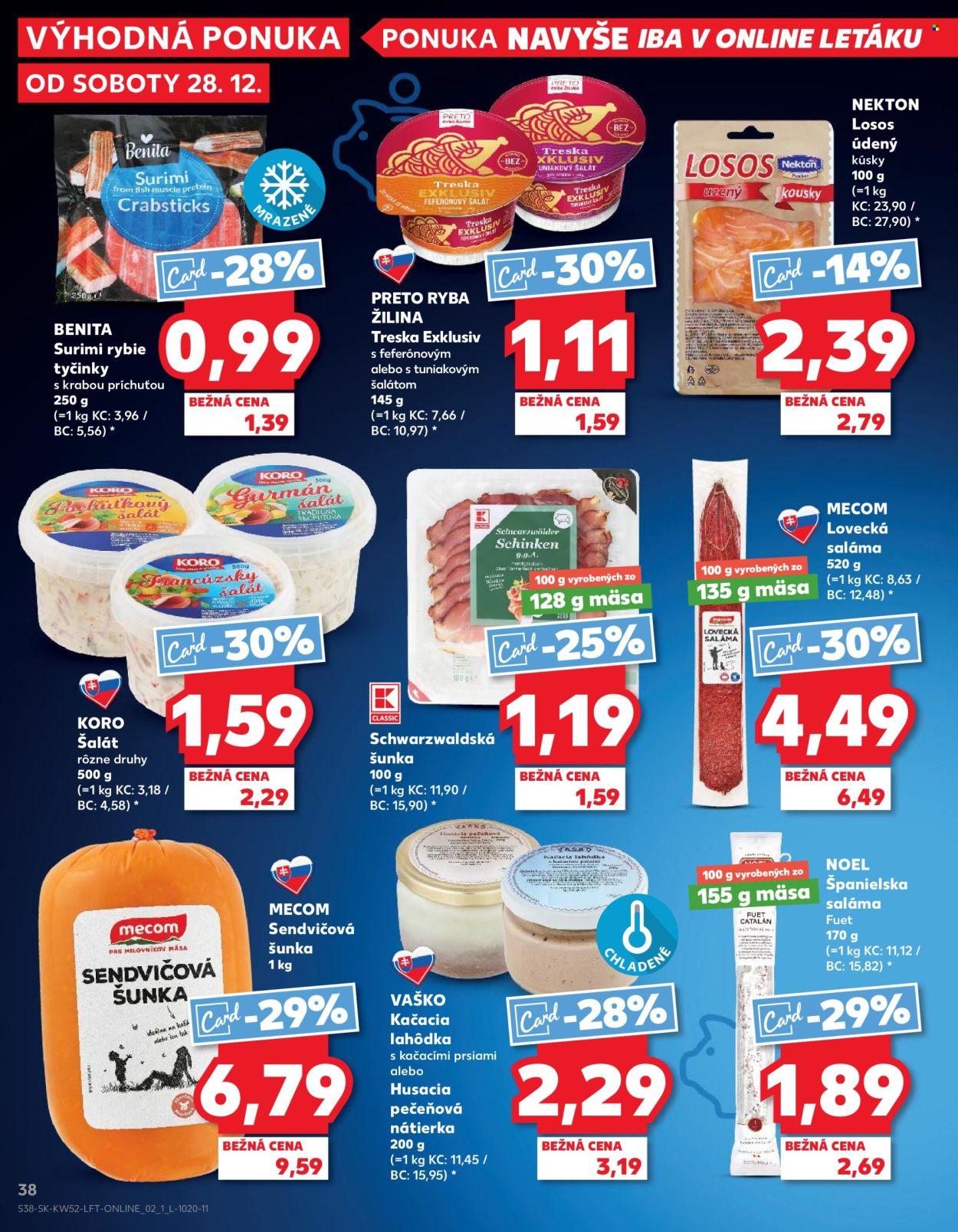 Leták Kaufland - 28.12.2024 - 31.12.2024. Strana 38