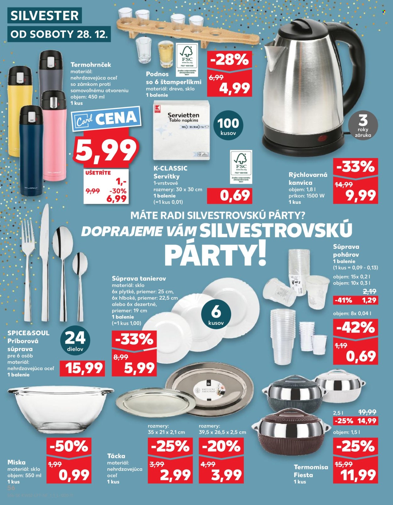 Leták Kaufland - 28.12.2024 - 31.12.2024. Strana 56