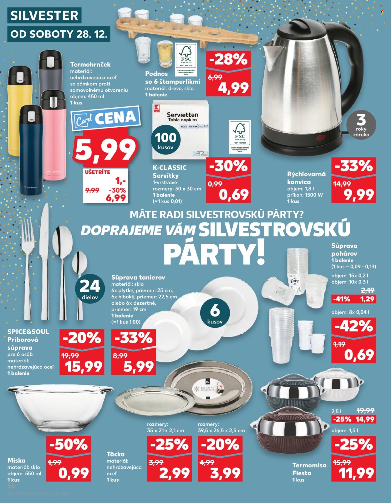 Leták Kaufland - 28.12.2024 - 31.12.2024. Strana 56