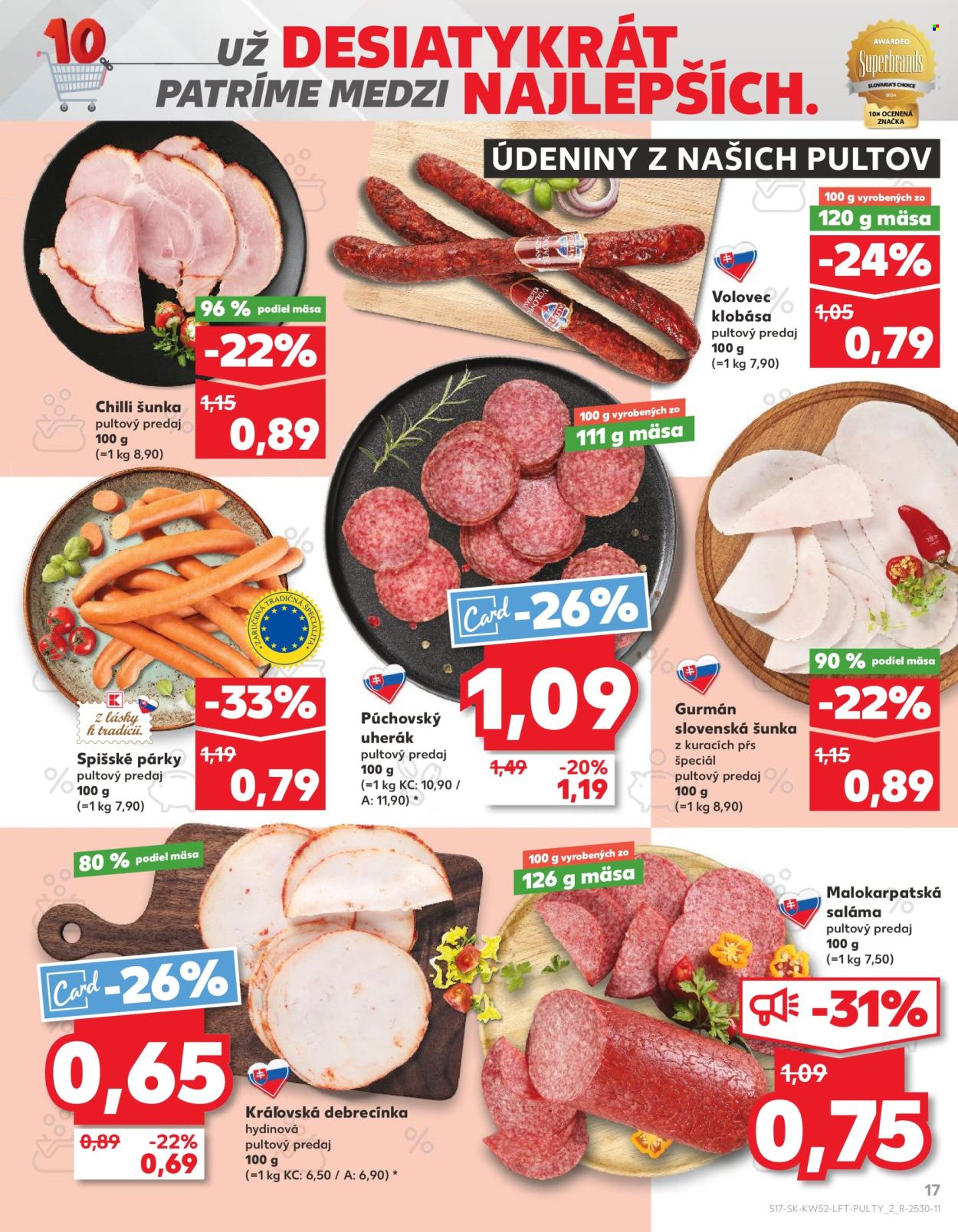 Leták Kaufland - 28.12.2024 - 31.12.2024. Strana 17