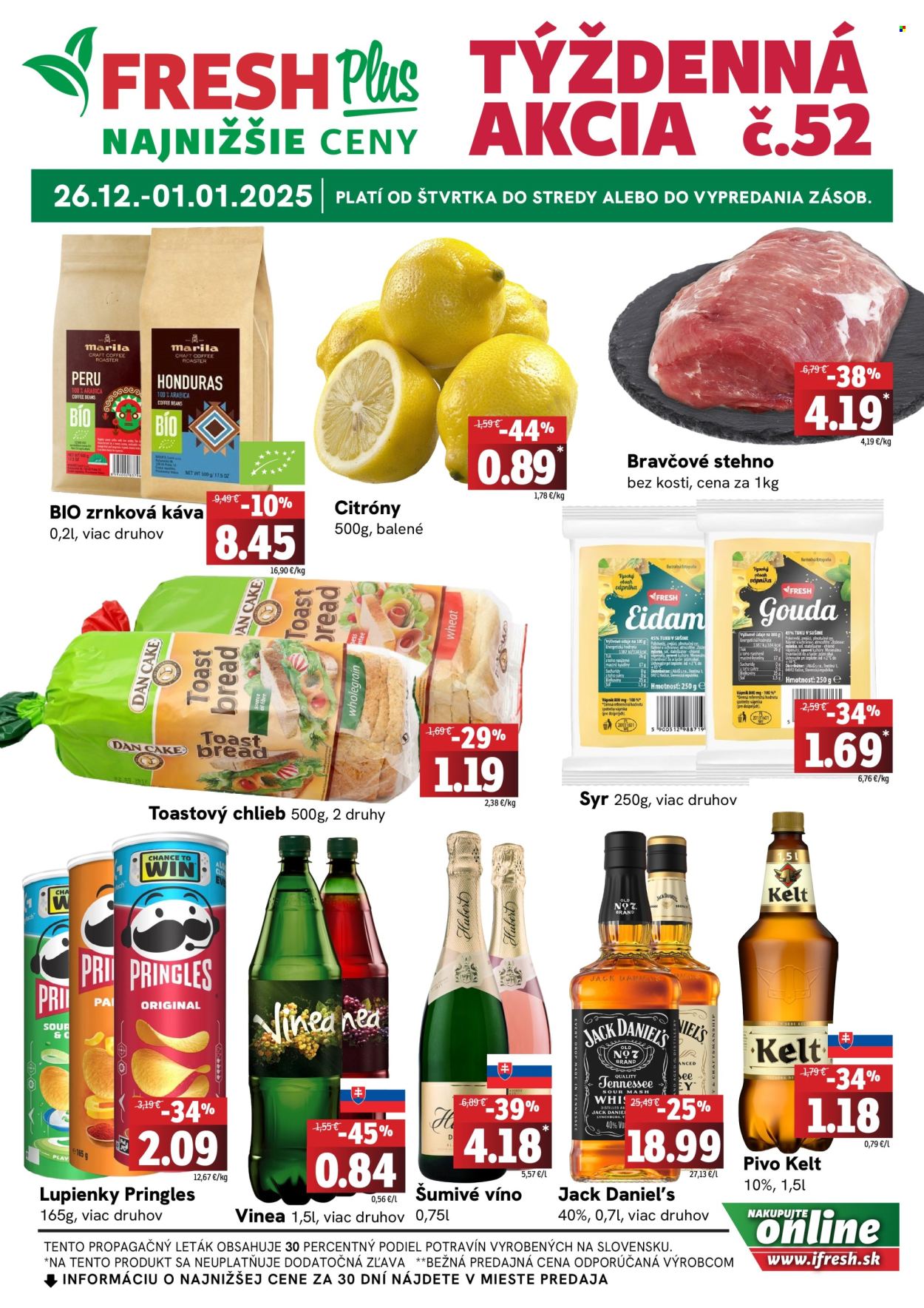 Leták FRESH - 26.12.2024 - 1.1.2025. Strana 1