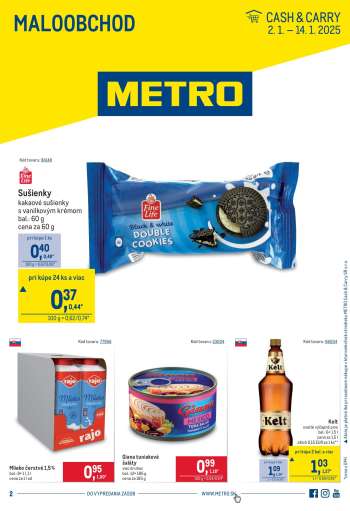 Leták Metro - 2.1.2025 - 14.1.2025.