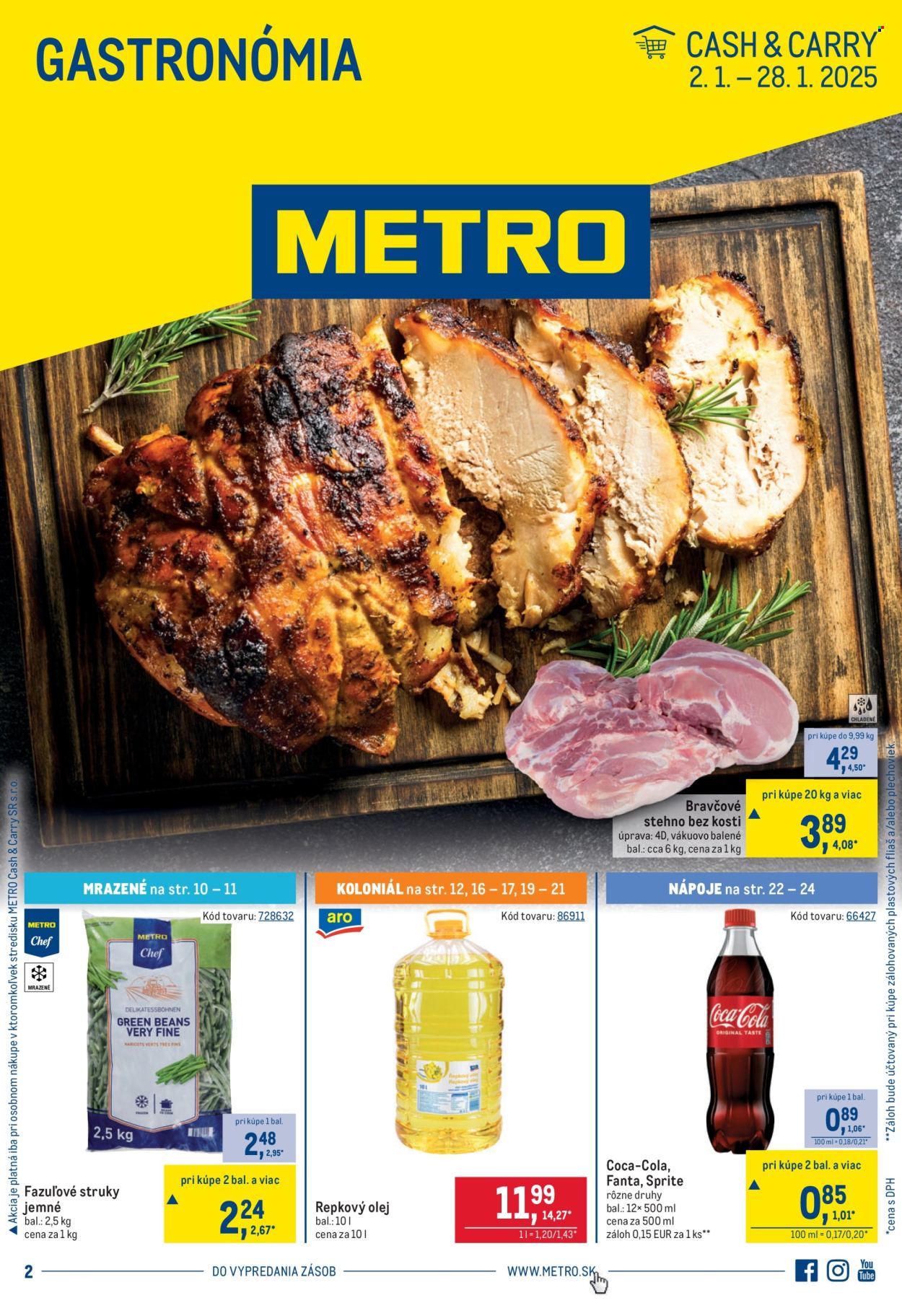 Leták Metro - 2.1.2025 - 28.1.2025. Strana 1