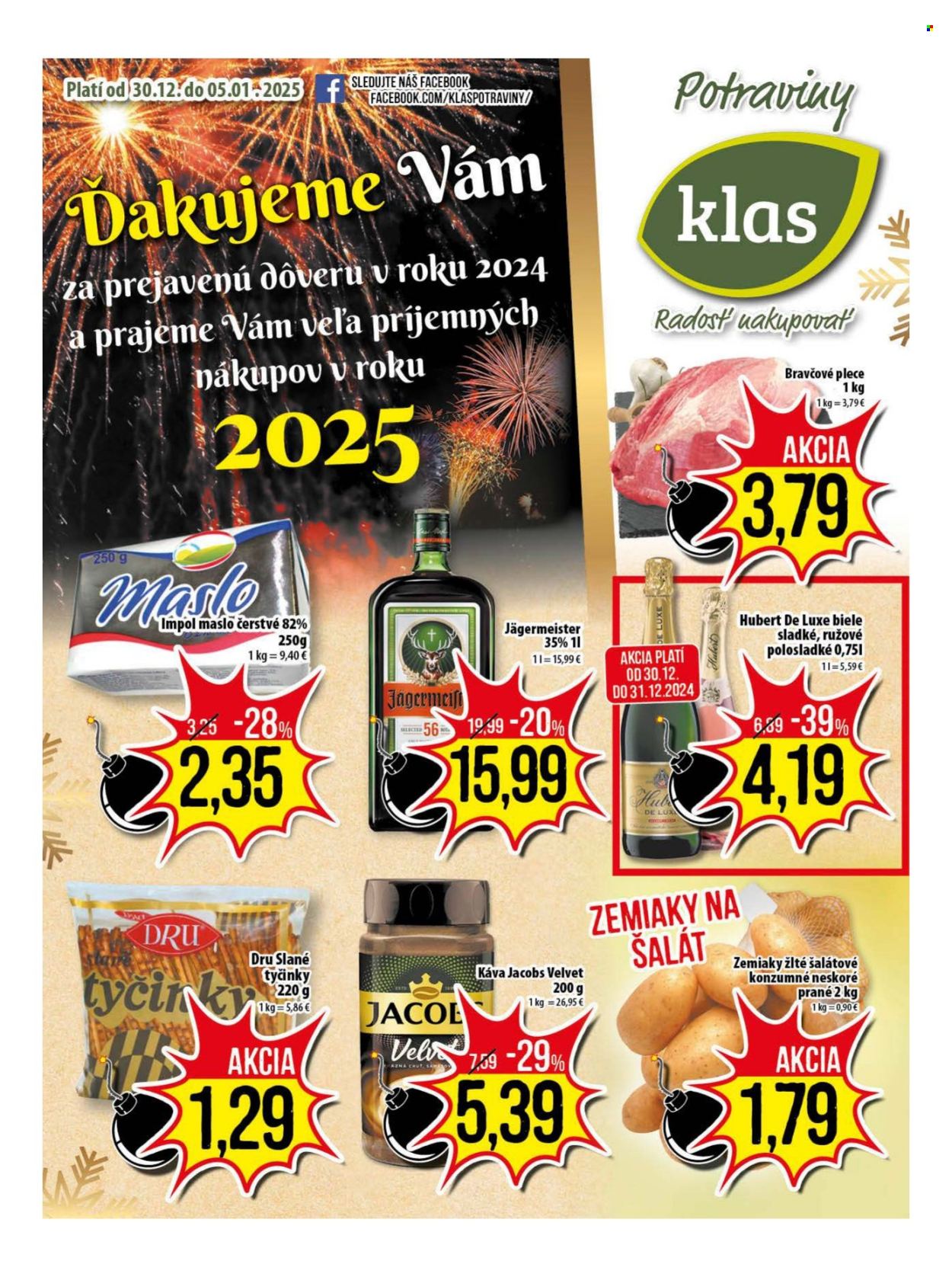 Leták Klas - 30.12.2024 - 5.1.2025. Strana 1