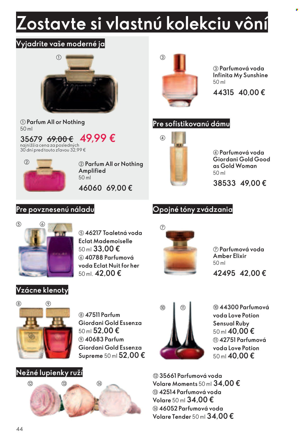 Leták Oriflame - 19.1.2025 - 8.2.2025. Strana 44