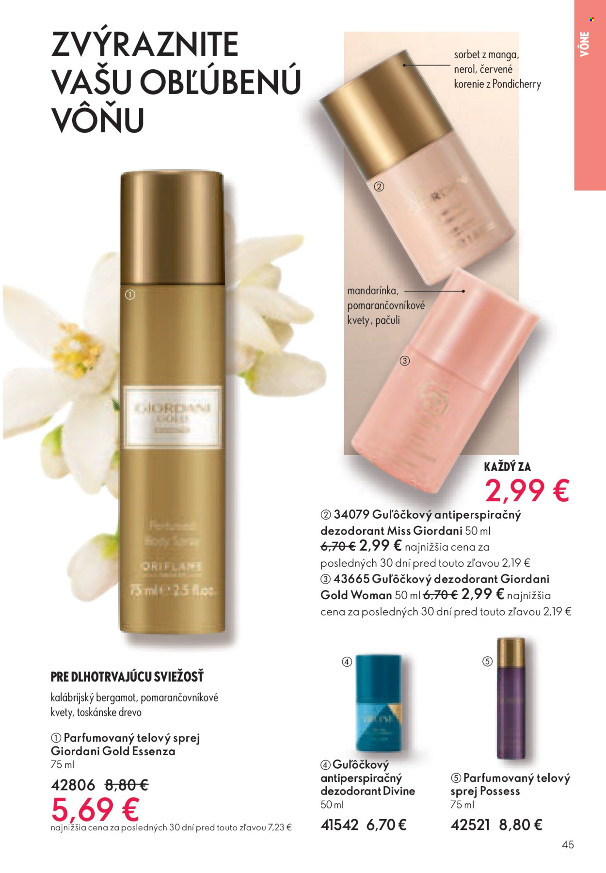 Leták Oriflame - 19.1.2025 - 8.2.2025. Strana 45