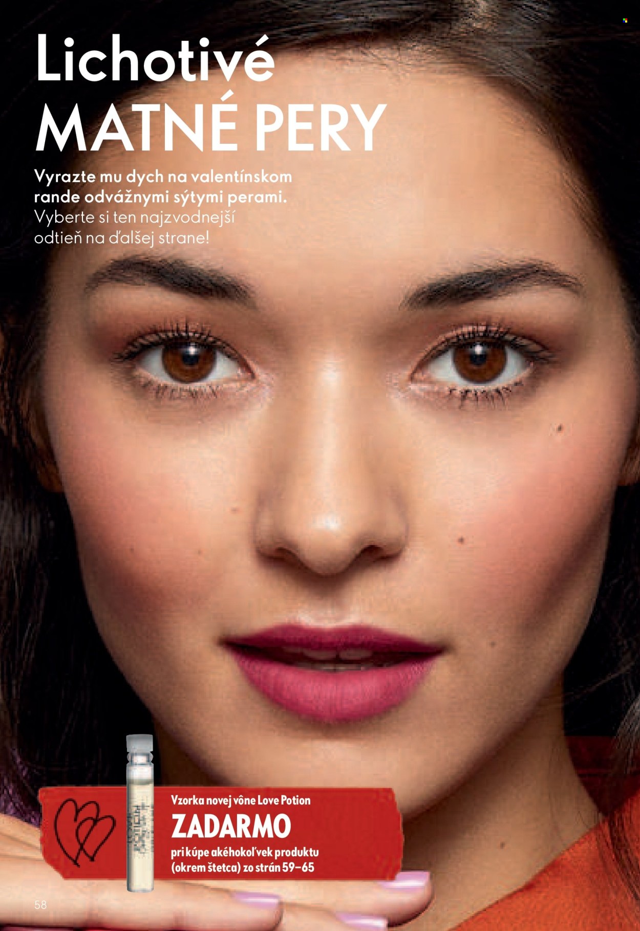 Leták Oriflame - 19.1.2025 - 8.2.2025. Strana 58