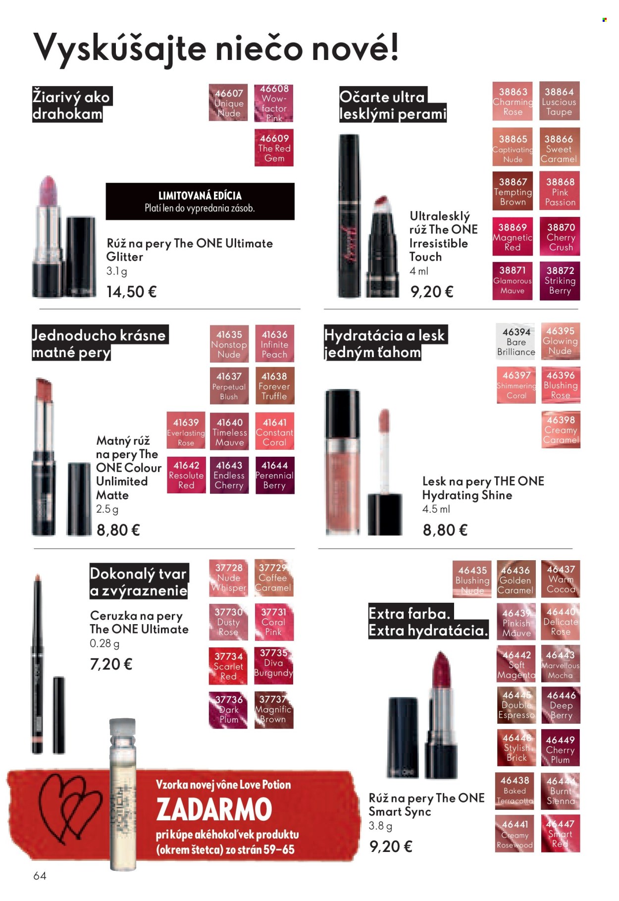 Leták Oriflame - 19.1.2025 - 8.2.2025. Strana 64