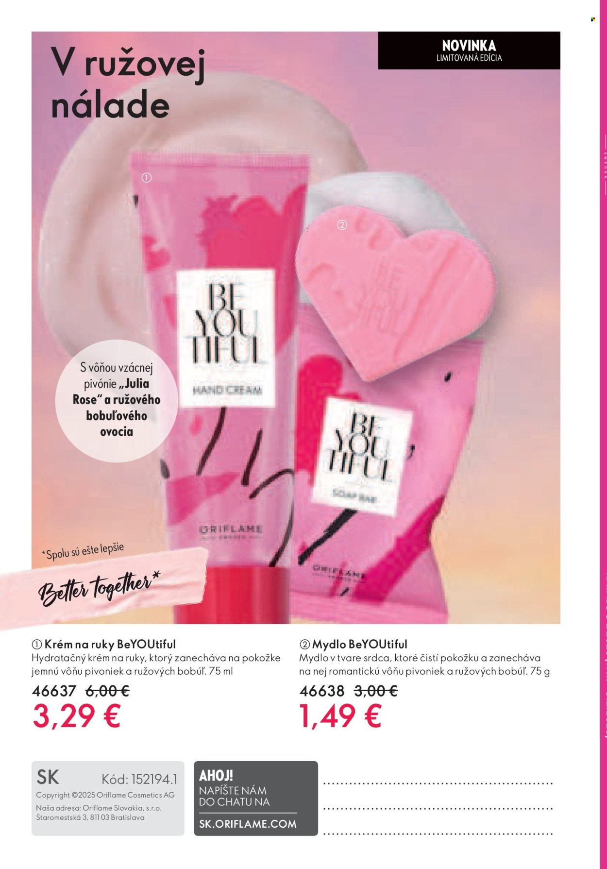 Leták Oriflame - 19.1.2025 - 8.2.2025. Strana 164