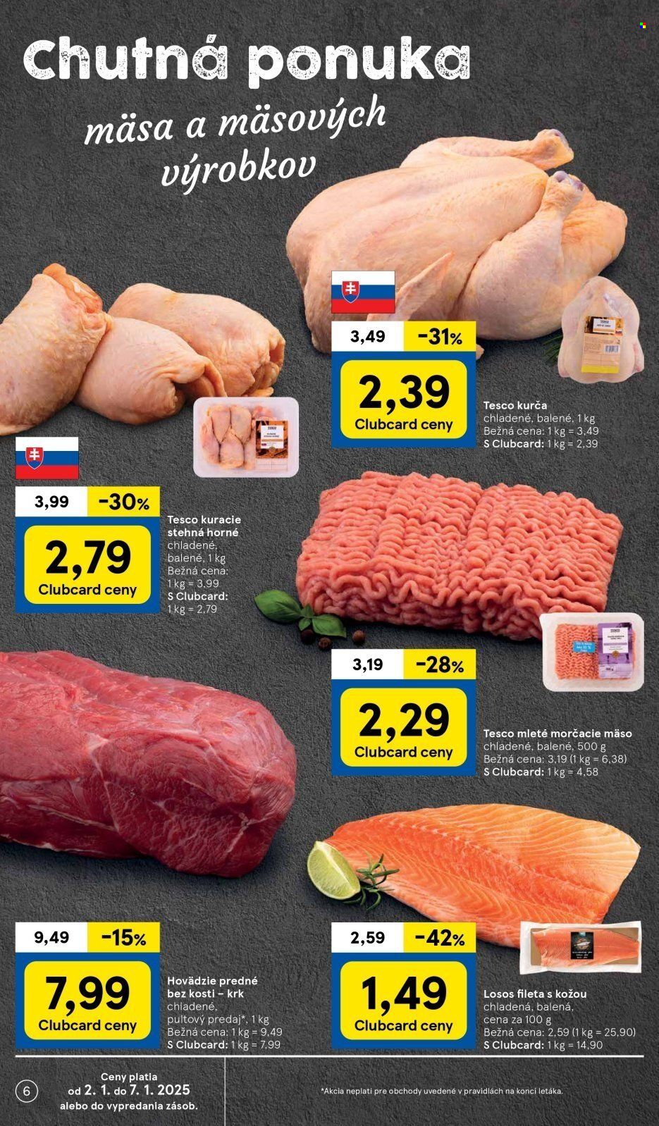 Leták TESCO - 2.1.2025 - 7.1.2025. Strana 6
