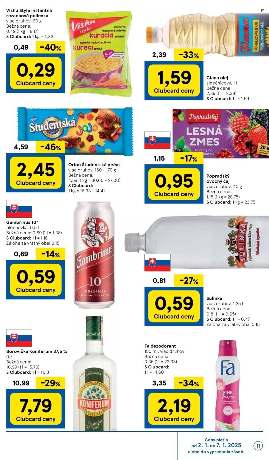Leták TESCO - 2.1.2025 - 7.1.2025. Strana 11
