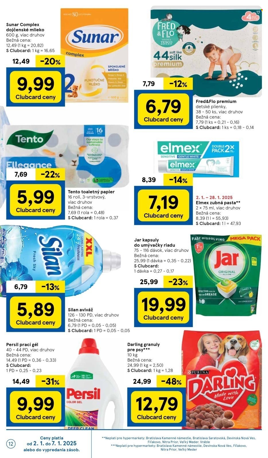 Leták TESCO - 2.1.2025 - 7.1.2025. Strana 12