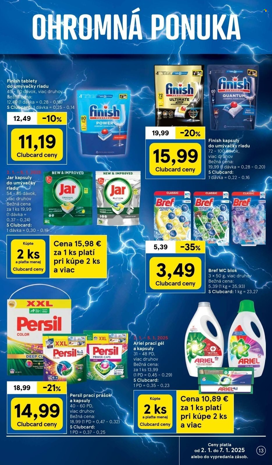 Leták TESCO - 2.1.2025 - 7.1.2025. Strana 13