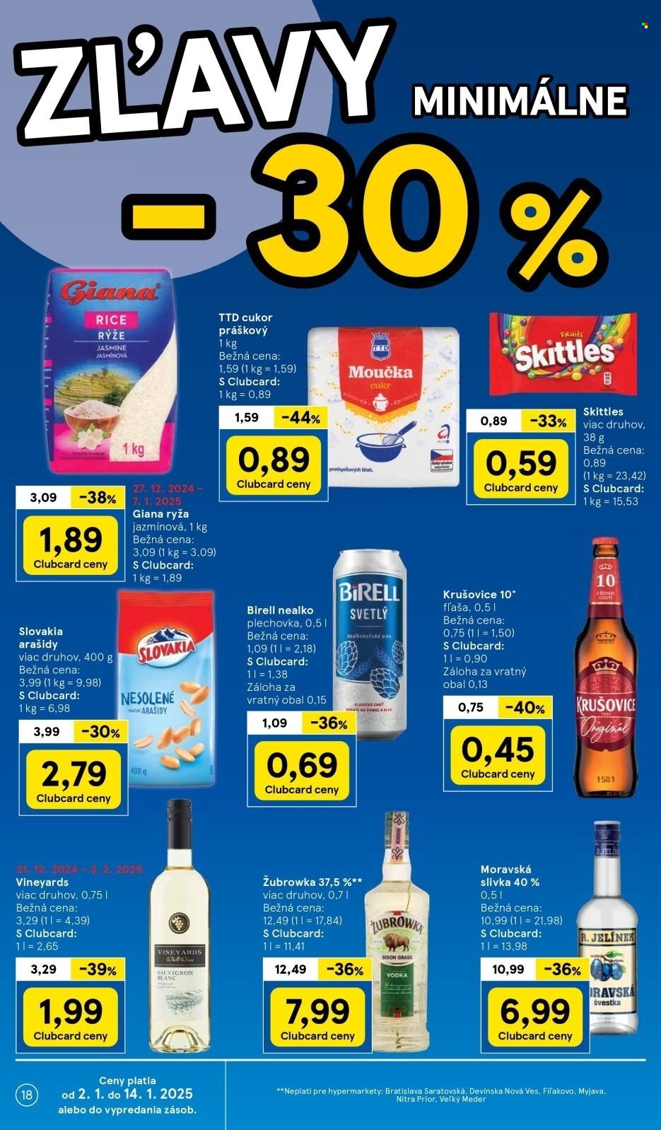 Leták TESCO - 2.1.2025 - 7.1.2025. Strana 18