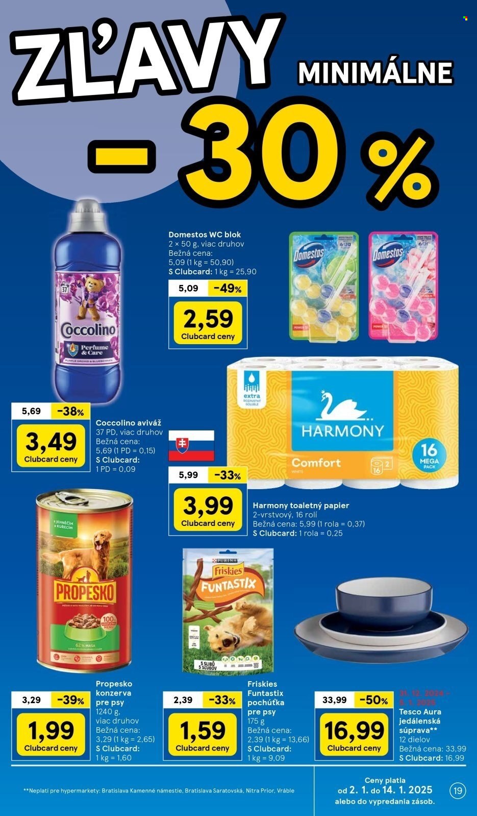 Leták TESCO - 2.1.2025 - 7.1.2025. Strana 19
