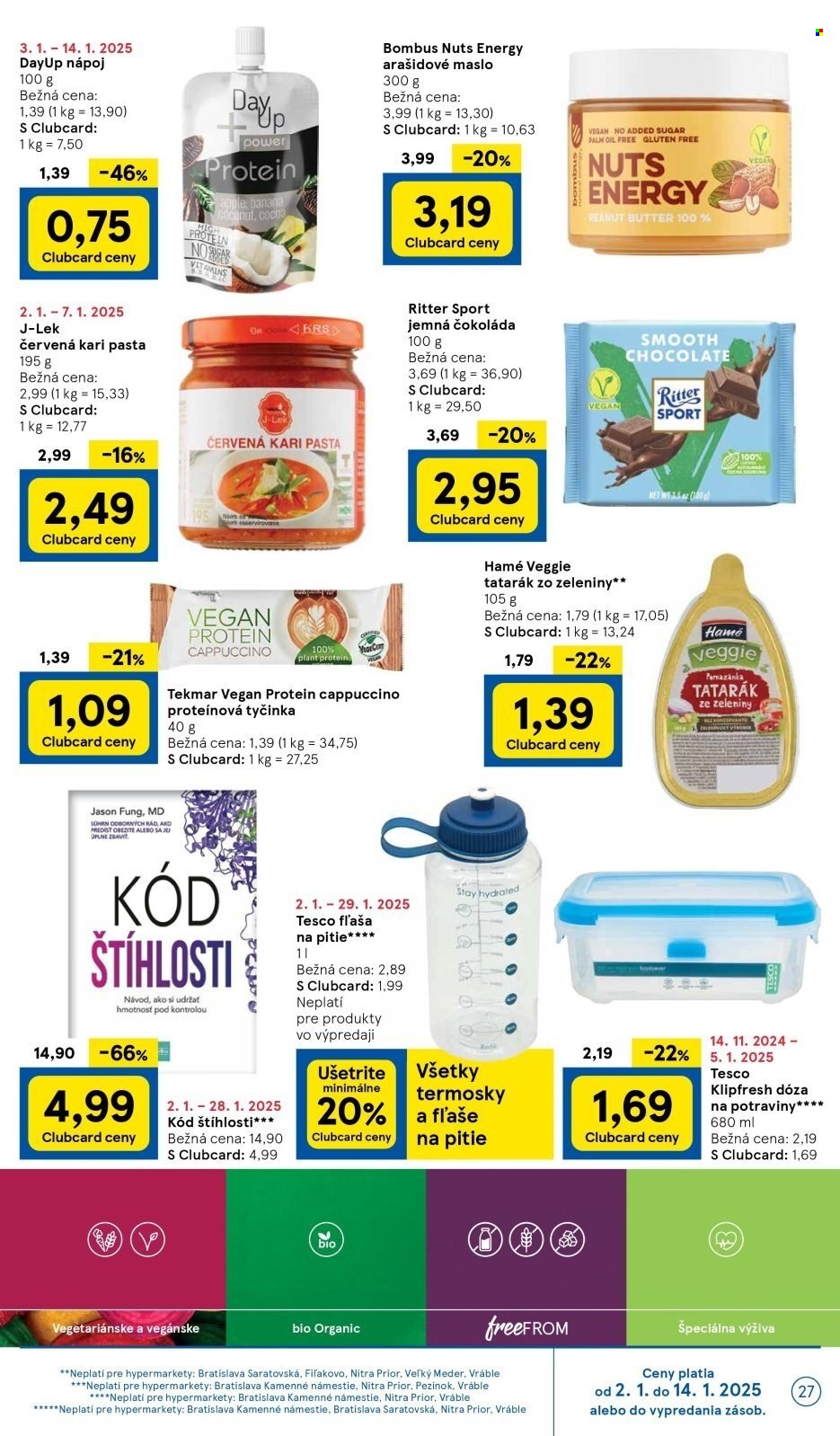 Leták TESCO - 2.1.2025 - 7.1.2025. Strana 27