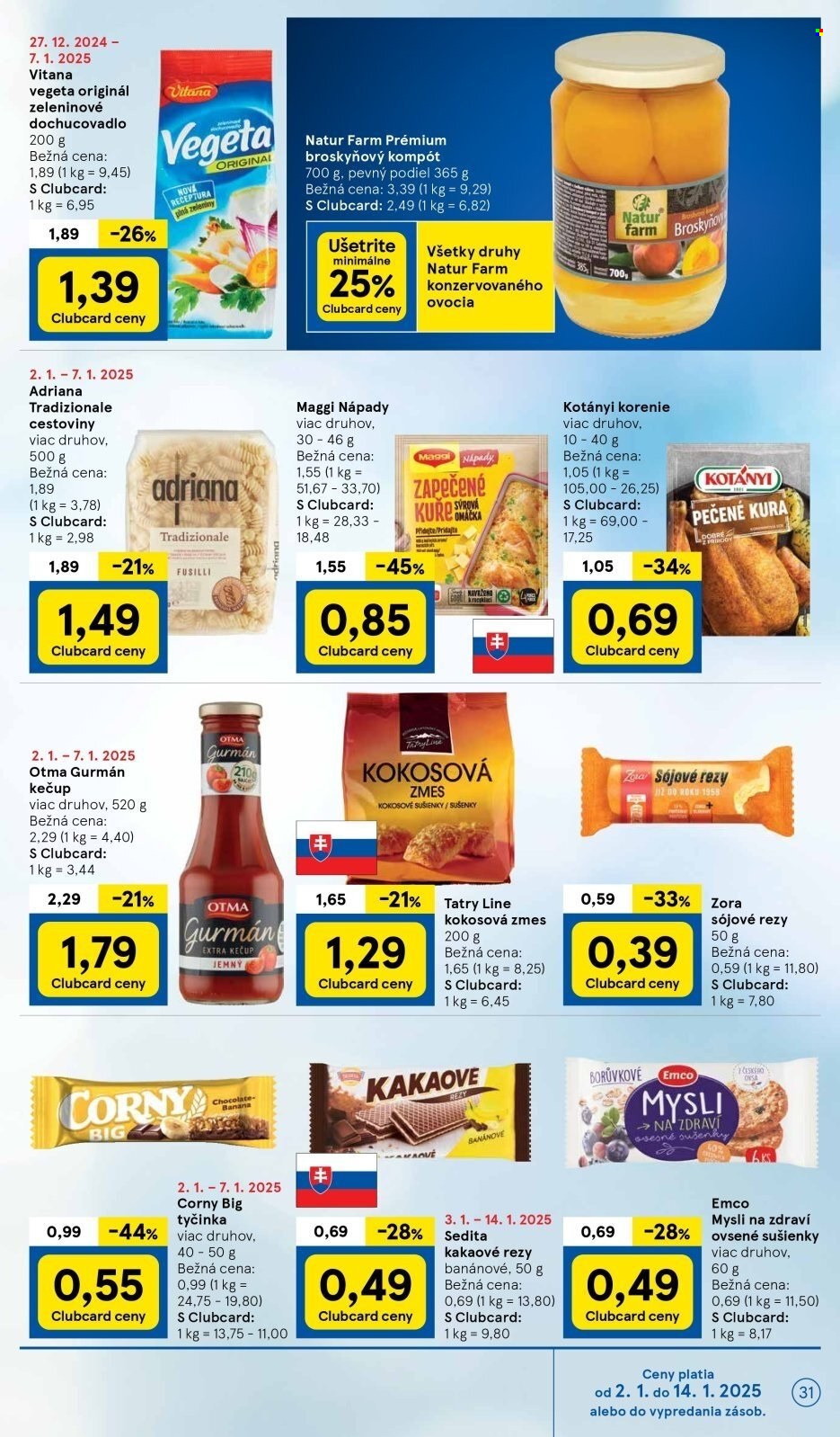 Leták TESCO - 2.1.2025 - 7.1.2025. Strana 31