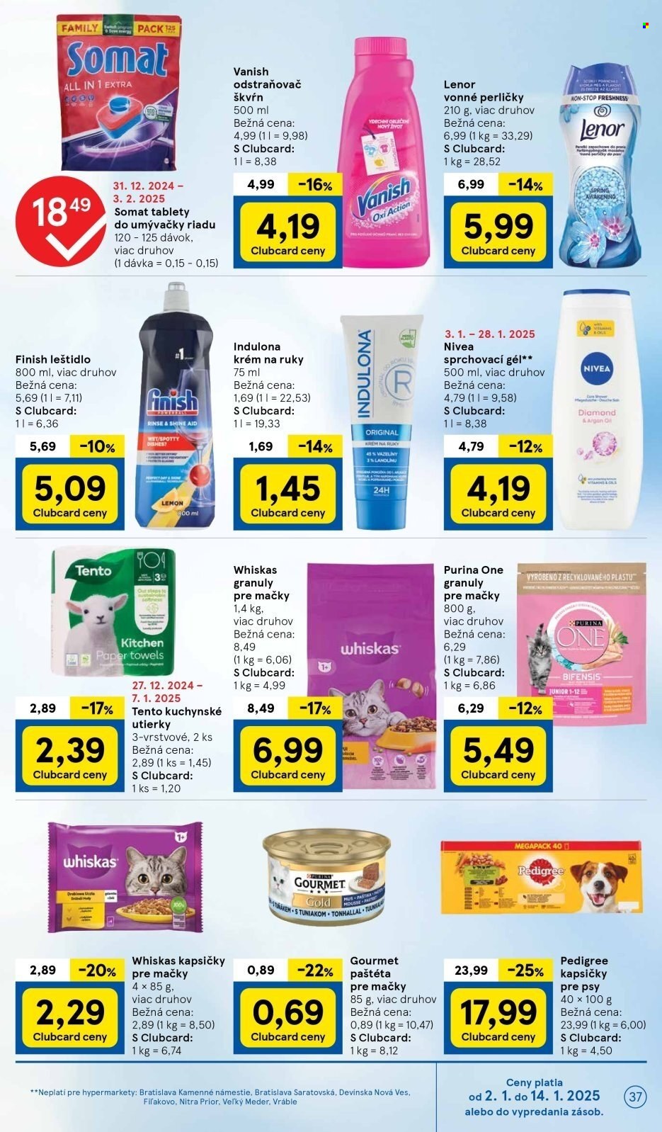Leták TESCO - 2.1.2025 - 7.1.2025. Strana 37