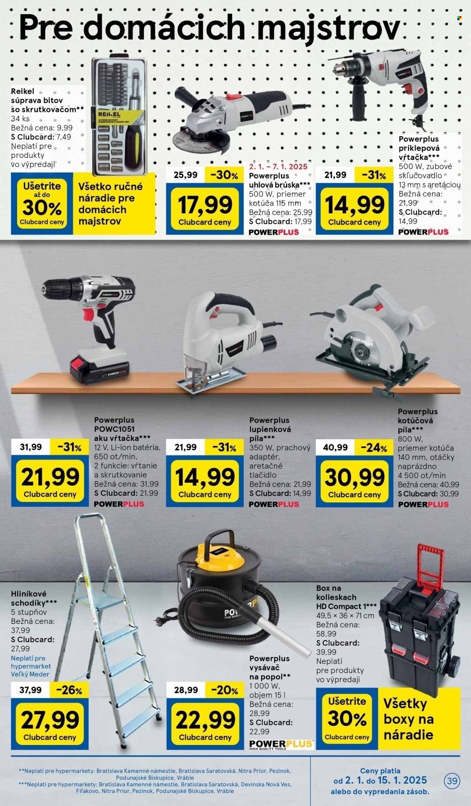 Leták TESCO - 2.1.2025 - 7.1.2025. Strana 39