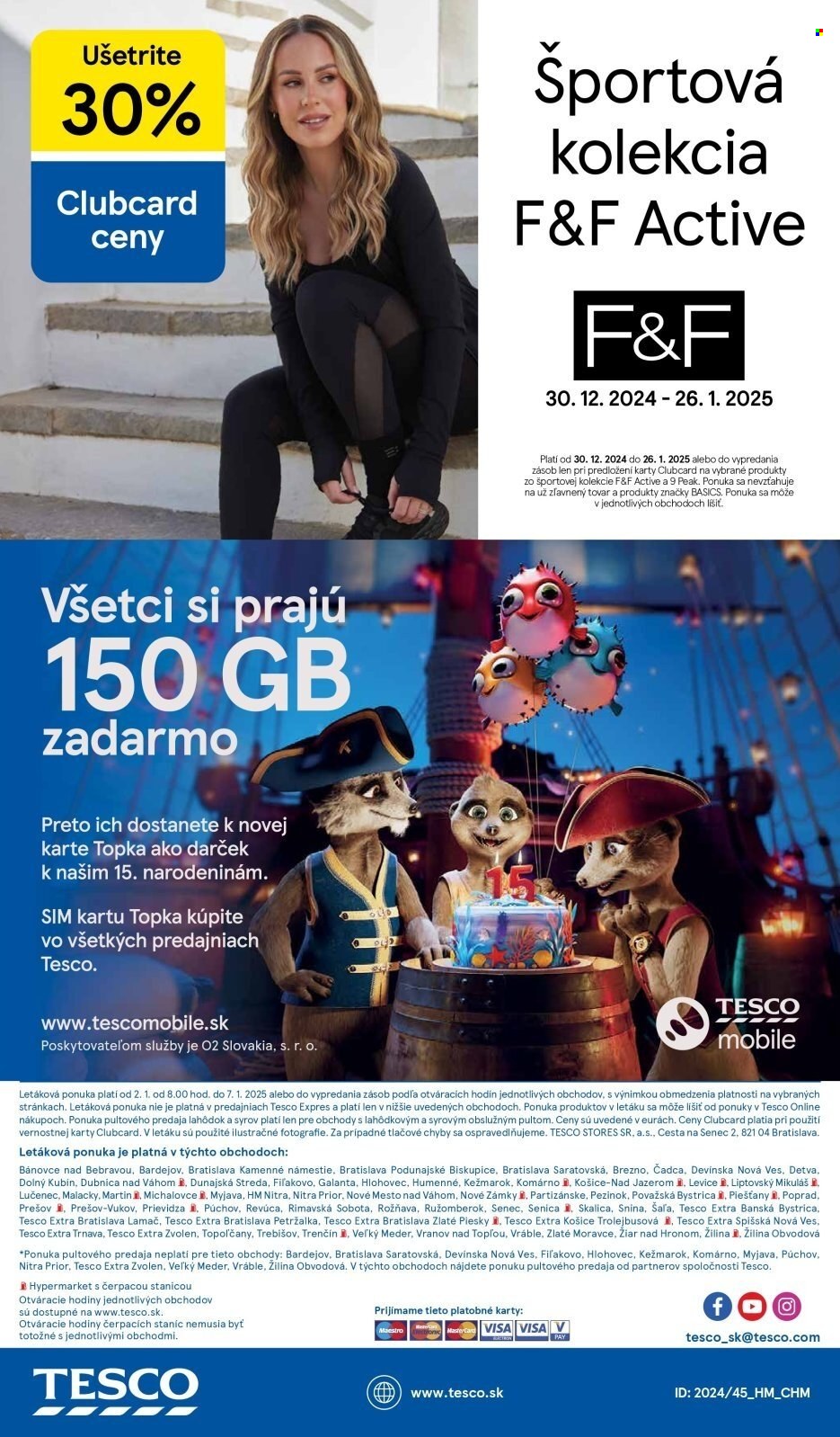 Leták TESCO - 2.1.2025 - 7.1.2025. Strana 42