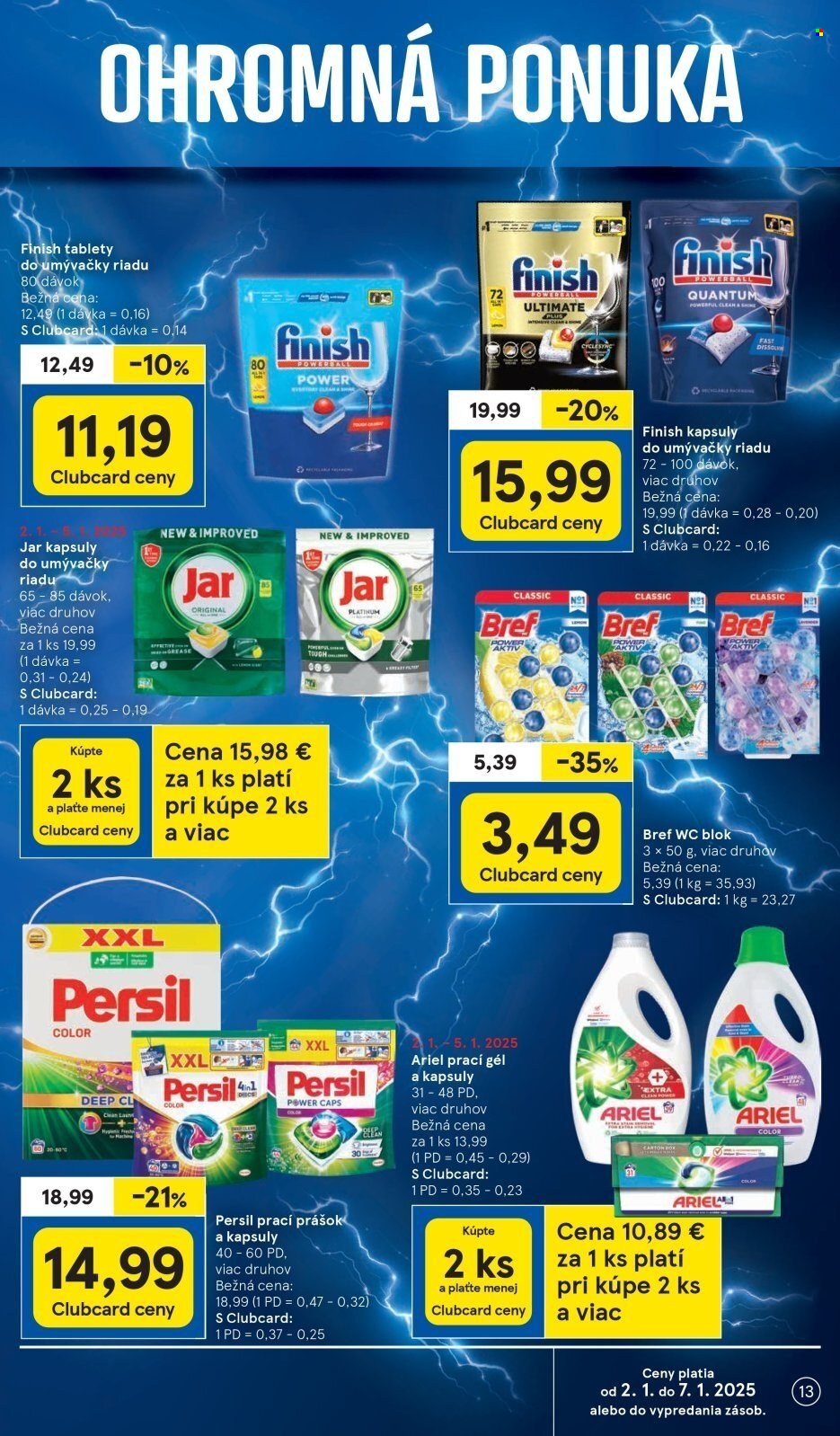 Leták TESCO supermarket - 2.1.2025 - 7.1.2025. Strana 13