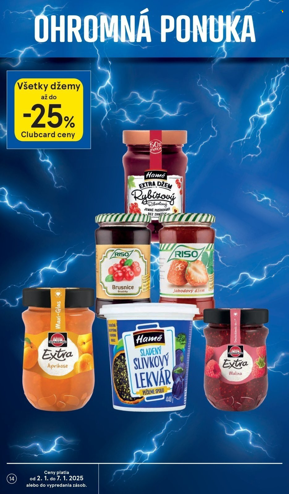Leták TESCO supermarket - 2.1.2025 - 7.1.2025. Strana 14