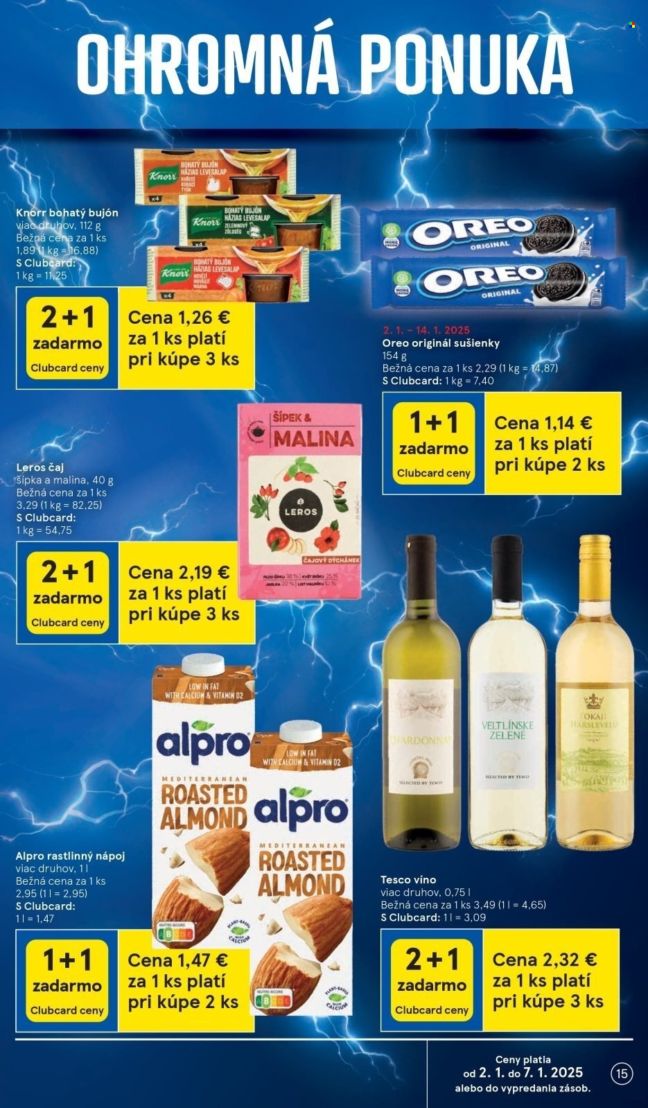 Leták TESCO supermarket - 2.1.2025 - 7.1.2025. Strana 15