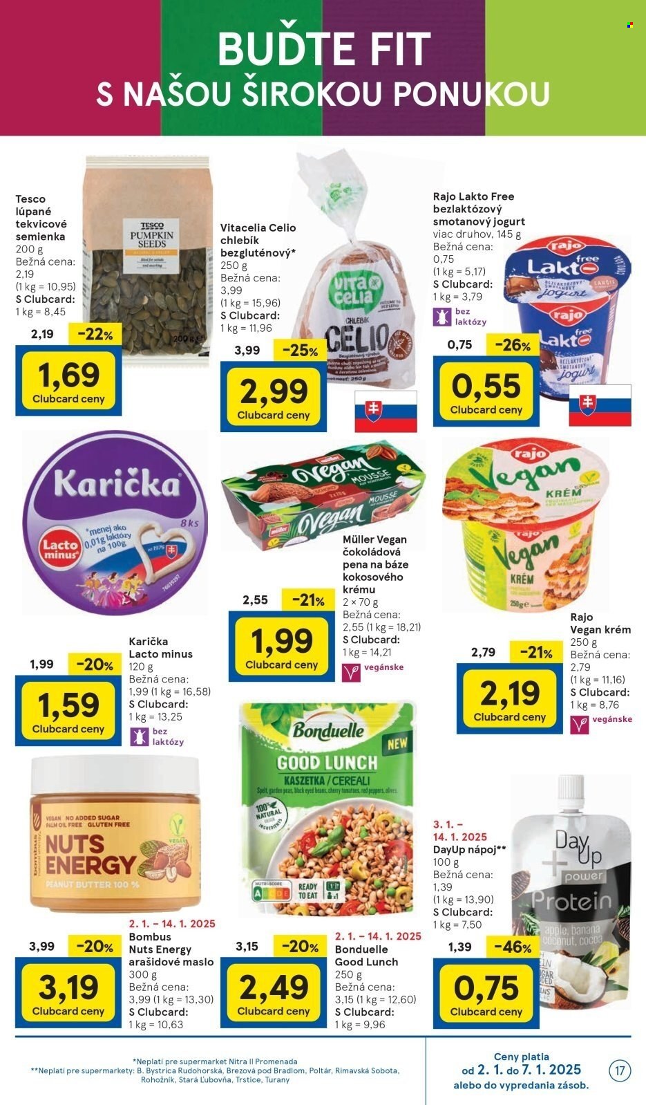 Leták TESCO supermarket - 2.1.2025 - 7.1.2025. Strana 17