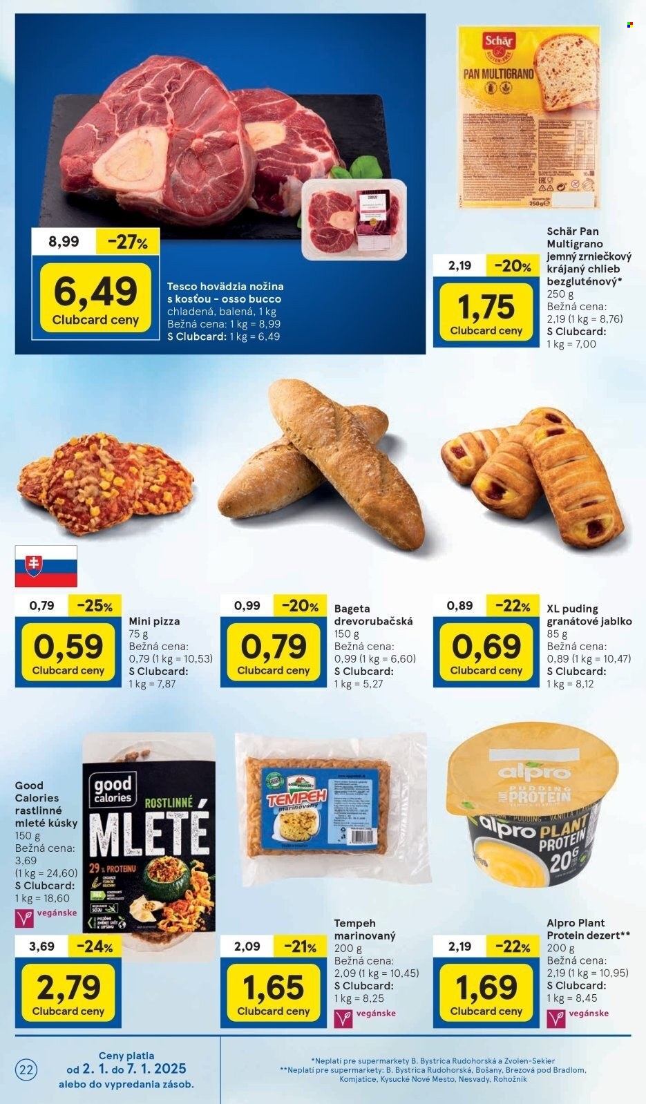 Leták TESCO supermarket - 2.1.2025 - 7.1.2025. Strana 22