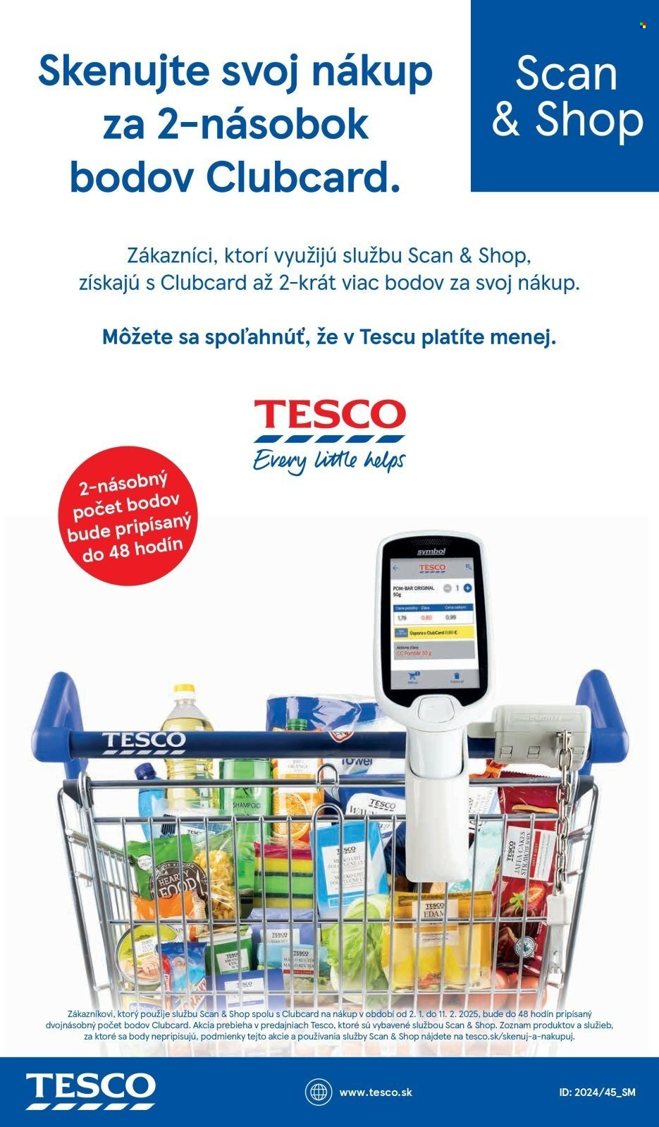 Leták TESCO supermarket - 2.1.2025 - 7.1.2025. Strana 28